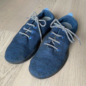 Allbirds Starry Night NYC Limited Edition, Navy Blue Wool Runners 12 Black Sole